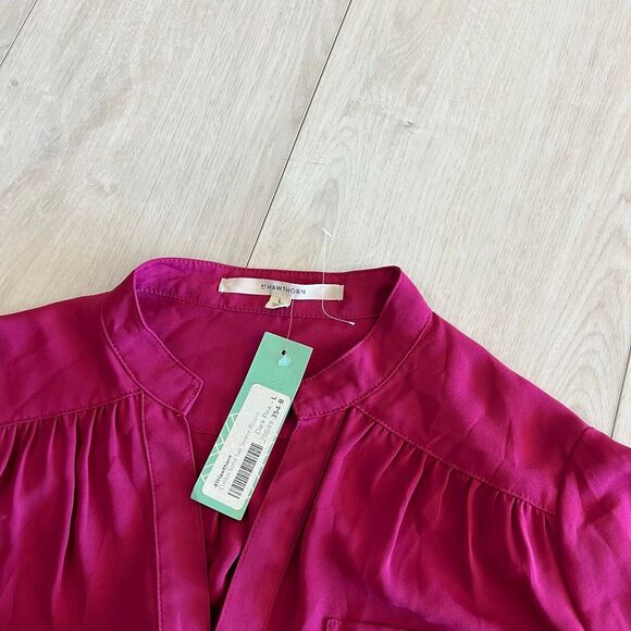 Stitch Fix 41 Hawthorn Colibri Solid Tab Blouse size L - Picture 5 of 8